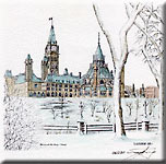 "Parliament Buildings - Winter"